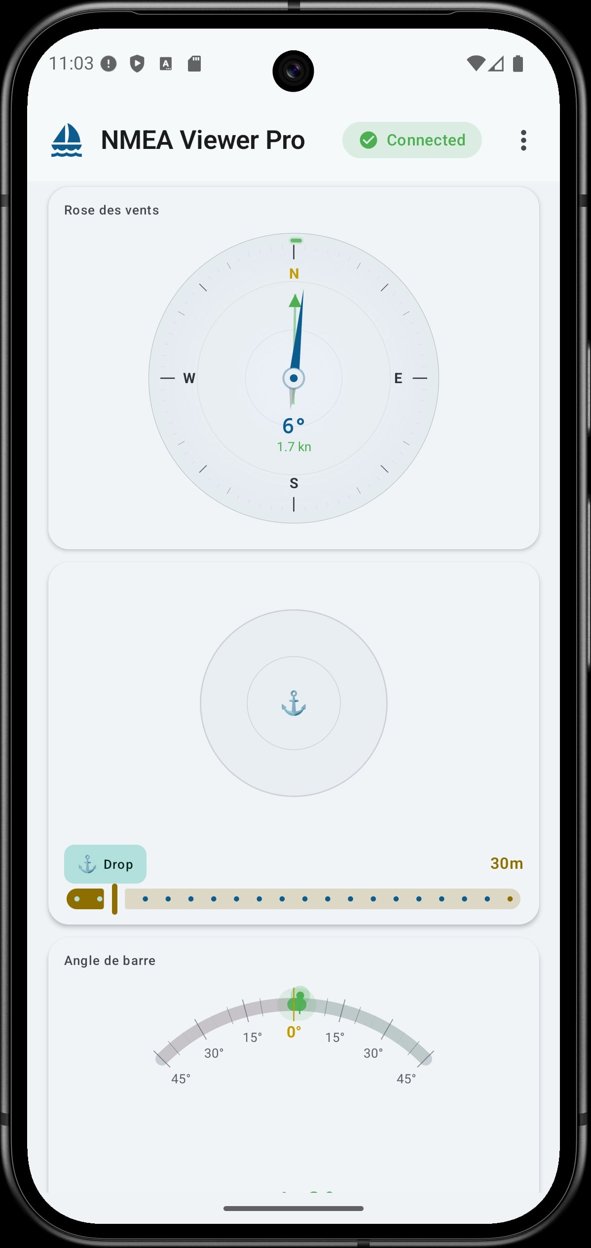 NMEA Viewer Pro — dashboard screenshot